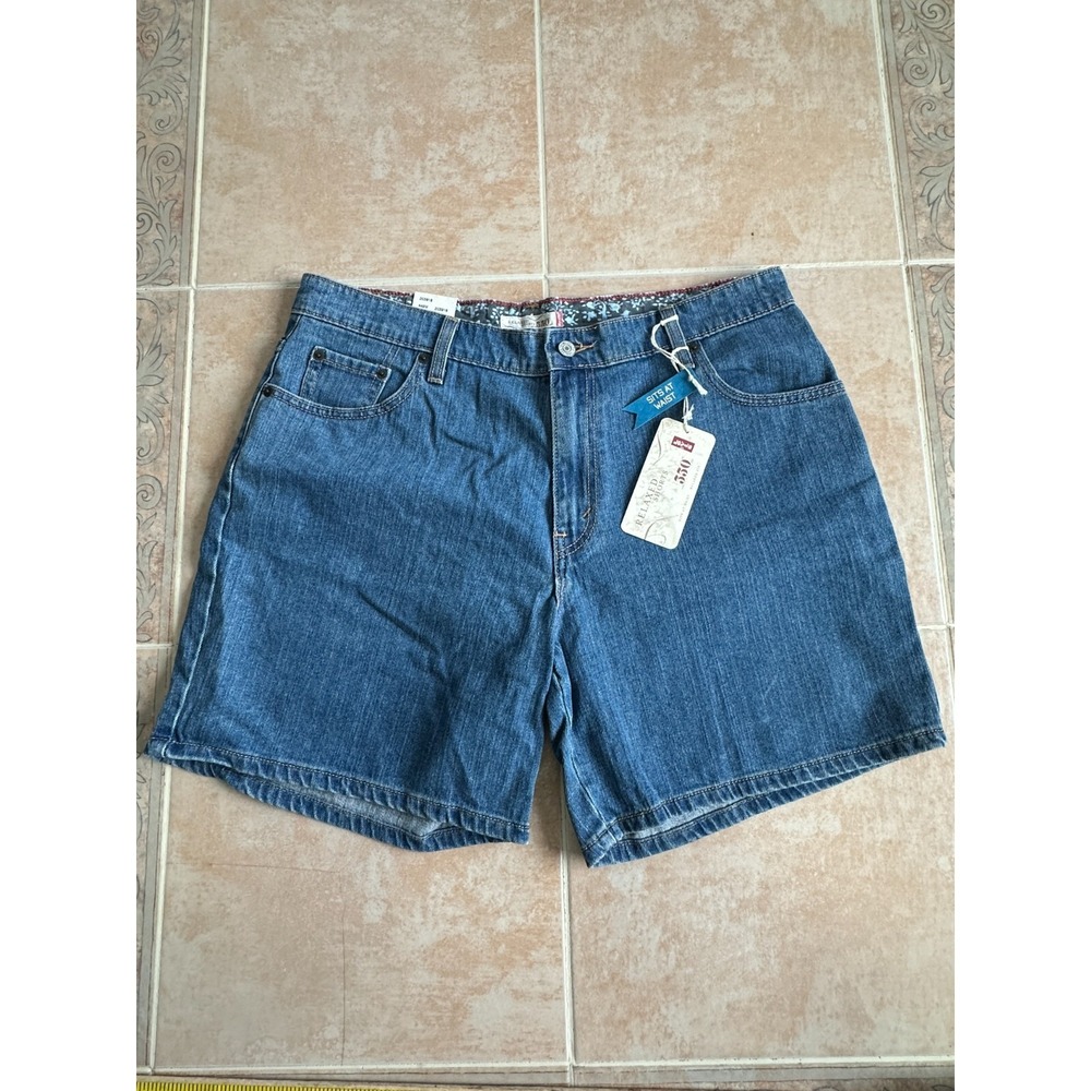 Levi Strauss 550 Jeans Shorts Relaxed Women Size 16 New !